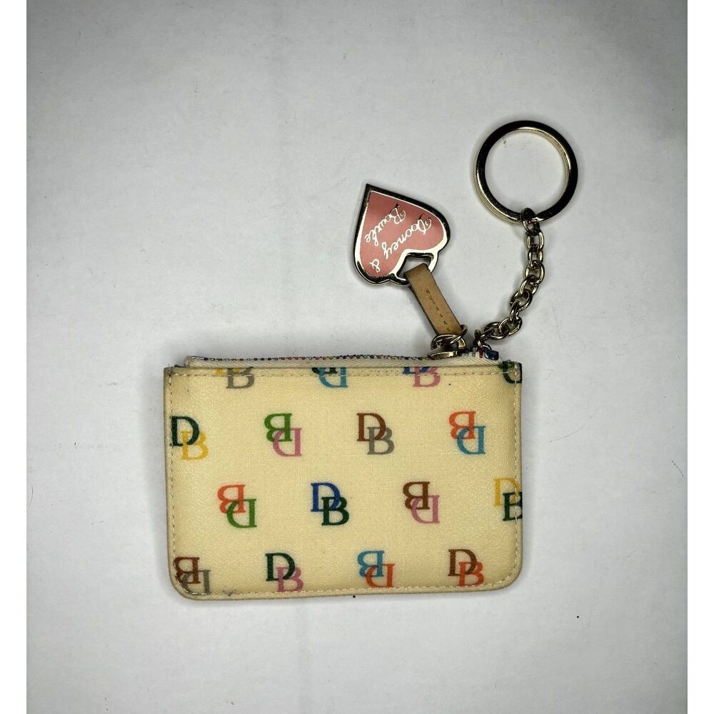 Dooney & Bourke Yellow Multi-Colored Women's Coin Purse & Wristlet